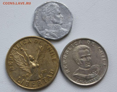 Чили 1 песо1997,10 песо1981,1 эскудо1971 до8.10  22:30 Мск - чили2.JPG