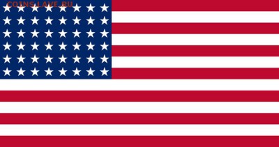 Старая Япония много монет на оценку - US_flag_48_stars