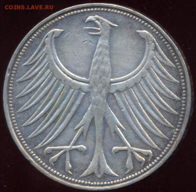 Германия 5 марок 1956 D до 13.10.15 22.00 МСК (с 200 р) - сканирование0020