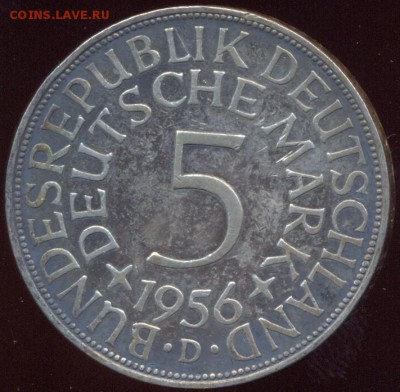 Германия 5 марок 1956 D до 13.10.15 22.00 МСК (с 200 р) - сканирование0049