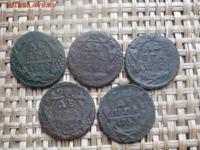 Деньга, 5 шт. 1748, 1749, 1750, 1751, 1753г. До 12.10.2015г. - 11 и 12 041.JPG