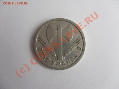 2 франка Франция Виши 1943 г. До 27.08.2010  23:00 по Москве - 2 франка Франция Виши 1943 - 2.JPG