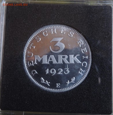 Веймар 3 марки 1923 пруф до 22.00 10.10.2015 - Изображение 1022