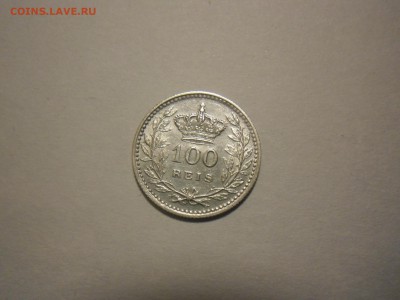 Португалия Югославия Нидерланды Турция  серебро до 45 года - Португал 100 рейс.JPG