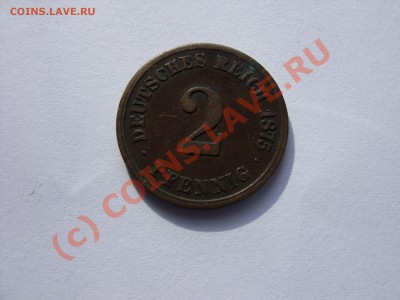 2 пфенинга Германия.1875А. До 27.08.2010 в 23:59 по Москве - 2 пфенинга 1875 А - 1.JPG