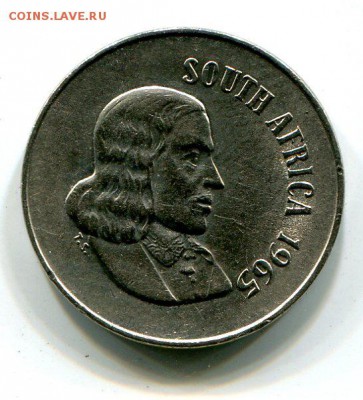 ЮАР 10 центов 1965 года блеск до 9.10. с рубля - img610