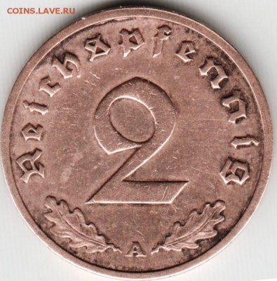2 пфеннига 1937 А Германия до 13.10.15 г. в 24.00 - Scan-151005-0042