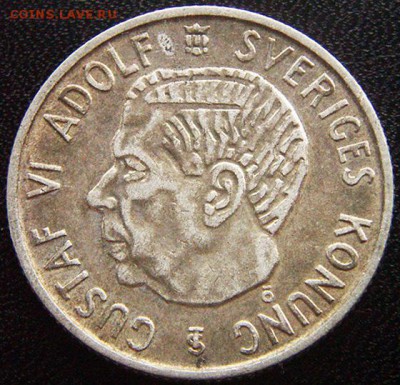 Швеция_2 кроны 1954. Отличное серебро; до 07.10_22.18мск - 10411