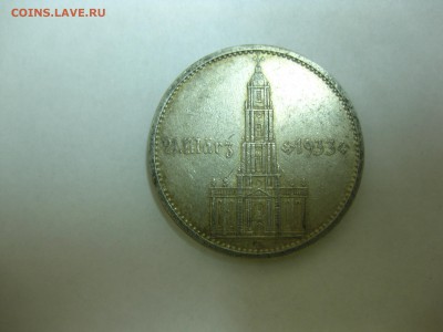 РЕЙХ,5 марок 1934J(Кирха с датой)!до 10.10.2015 - IMG_8316.JPG