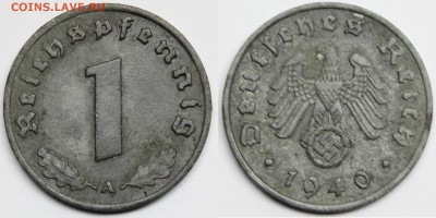 Германия (Третий рейх) 1 рейхспфенниг, 1940 A до 14.10.15 - IMG_3239.JPG