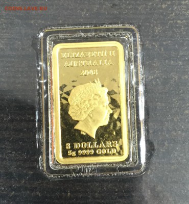 8 долларов Австралия.5 грамм золота 999 пробы.До 9.10.15 - image