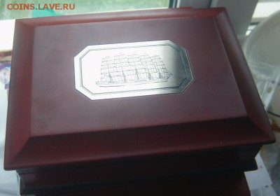 Набор "Знаменитые парусники мира" острова Кука 2008 серебро - к-3