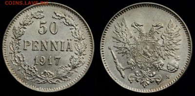 50 пенни 1917г. аUNC ---14-10-15 в 22-00--- - Фины_самара_17
