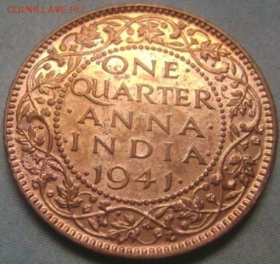 Индия квотеры 1935,1941 на оценку - 1 1