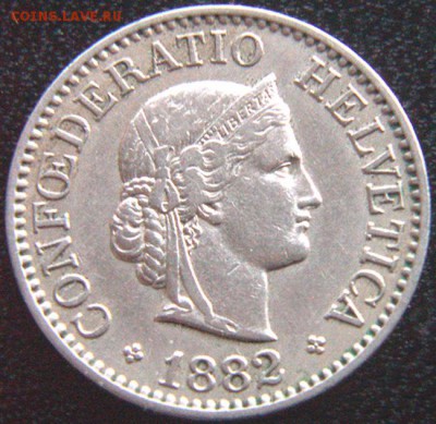 Швейцария_10 раппенов 1882; до 09.10_22.40мск - 10106