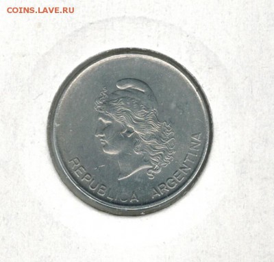 Аргентина 5 центаво 1983 до 12.10.15   22-00 - 01 13