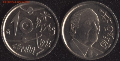 Испания 10 песет 1993 до 22:00мск 14.10.15 - Испания 10 песет 1993