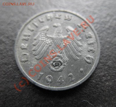 Третий рейх, 1942 г, 1 пф, до 31.08 в 21-30 мск - р 1942 1 пф рет