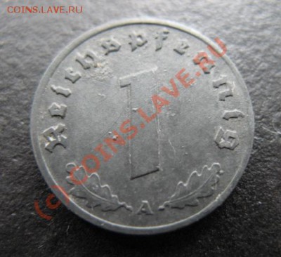 Третий рейх, 1942 г, 1 пф, до 31.08 в 21-30 мск - р 1942 1 пф а