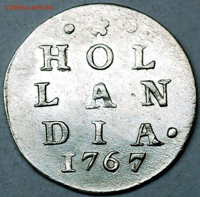 Нидерланды_2 стювера 1767. Серебро; до 11.10_22.02мск - 10495