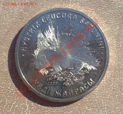 Казахстан 50 тенге 2009 Дикобраз 30.08 21.00 - Казахстан Дикобраз-1