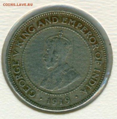 2 пенни 1919 г. до 12.10 22-00 - Георг 1 1