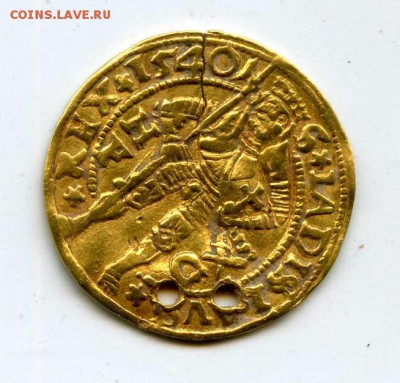 Дукат Венгрия 1540 золото - img006
