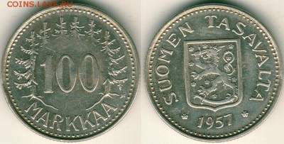 Финляндия, 100 м 1957 - до 22-00мск 13.10 - fin-100m-1957