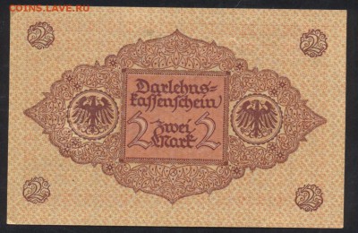 Германия 2 марки 1920 г. 15.10.15 г. 22 -00 МСК. - 2 м. 1920 1