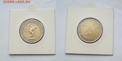 Биметалл! 2 евро Греция Олимпийские игры в Афинах 2004 - 100_3316