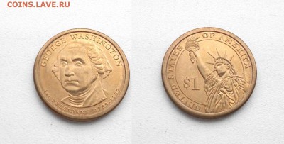 США 1$ серия Президенты Джордж Вашингтон D - DSCN3536.JPG