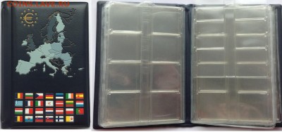 Фикс Альбом для монет с листами на 96 яч Poket Euro - Альбом для монет с листами на 96 яч Poket Euro