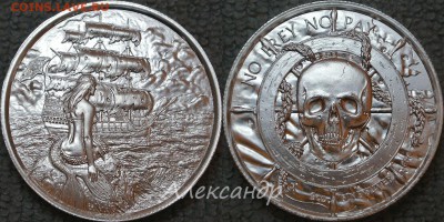 Монеты с Корабликами - Siren_Privateer_2015_2