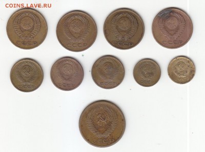 1 к. 1964(2), 2 к. 1965(3),3 к. 1962,66(3), 5 к. 1973. 15.10 - б
