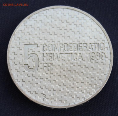 С 1 руб. ШВЕЙЦАРИЯ 5 франков 1989г. ГЕНЕРАЛ до 19.10. в 22-0 - IMG_8168.JPG