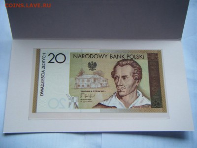Польша 20 злотых 2009 Юлиуш Словацкий UNC 21.00 17.10.15 - 5711138932
