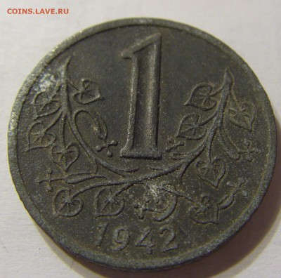 1 крона 1942 год Богемия и Моравия до 18.10.2015 22:00 МСК - CIMG4334.JPG