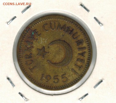 Турция 25 куруш 1955 до 17.15.2015   22-00 - 01 16