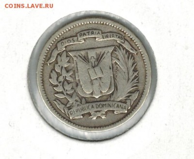 Доминиканская республика 10 сентаво 1944 до 17.10.15   22-00 - 01 11