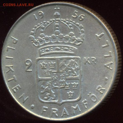 Швеция 2 кроны 1956 до 14.10.15 22.00 мск - сканирование0019