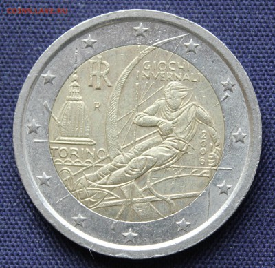 С 1 руб. ИТАЛИЯ 2 ЕВРО 2006г. ОЛИМПИАДА в ТУРИНЕ  до 20.10. - IMG_8255.JPG