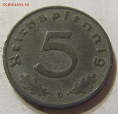 5 пфеннигов 1940 год D Германия до 19.10.2015 22:00 МСК - CIMG4509.JPG