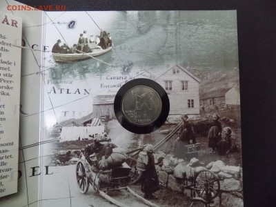 Норвегия 5 крон, 1975 шлюп"Restaurasjonen" БУКЛЕТ - норвегия 5 крон -2.JPG