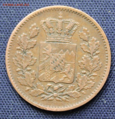 С 1 руб. БАВАРИЯ 2 пфеннинга 1864г. до 21.10. в 22-00 - IMG_8308.JPG