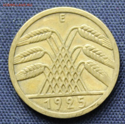 С 1 руб. ГЕРМАНИЯ 5 пфеннигов 1925г. "Е" до 21.10. в 22-00 - IMG_8282.JPG