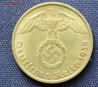 С 1 руб. ГЕРМАНИЯ 5 пфеннигов 1939г. "F" БРОНЗА до 21.10. - IMG_8280.JPG