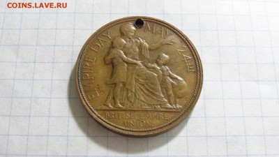 Старая британская медаль, День империи, Георг VI - DSC00413.JPG