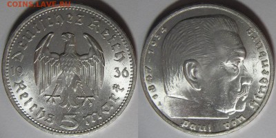 5 RM 1934 Е                        (кирха без даты) - оценка - 5 RM 1936 A бс(2).JPG