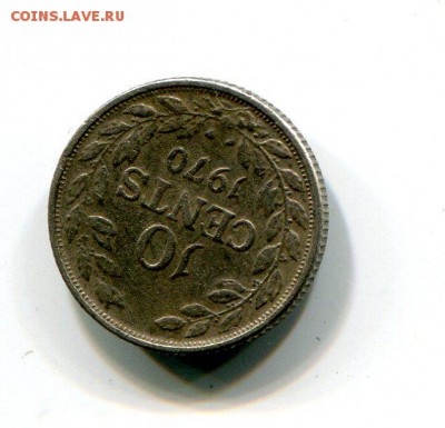 Либерия 10 центов 1970 до 22.10. с рубля!!! - img003