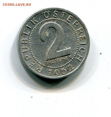 Австрия 2 гроша 1952 до 22.10. с рубля!!! - img970